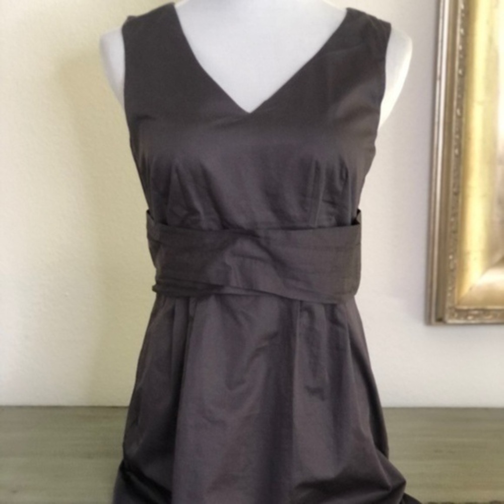 Loft dress gray dress size 6